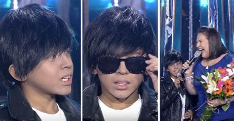 Your Face Sounds Familiar Kids: Awra Briguela as Daniel.